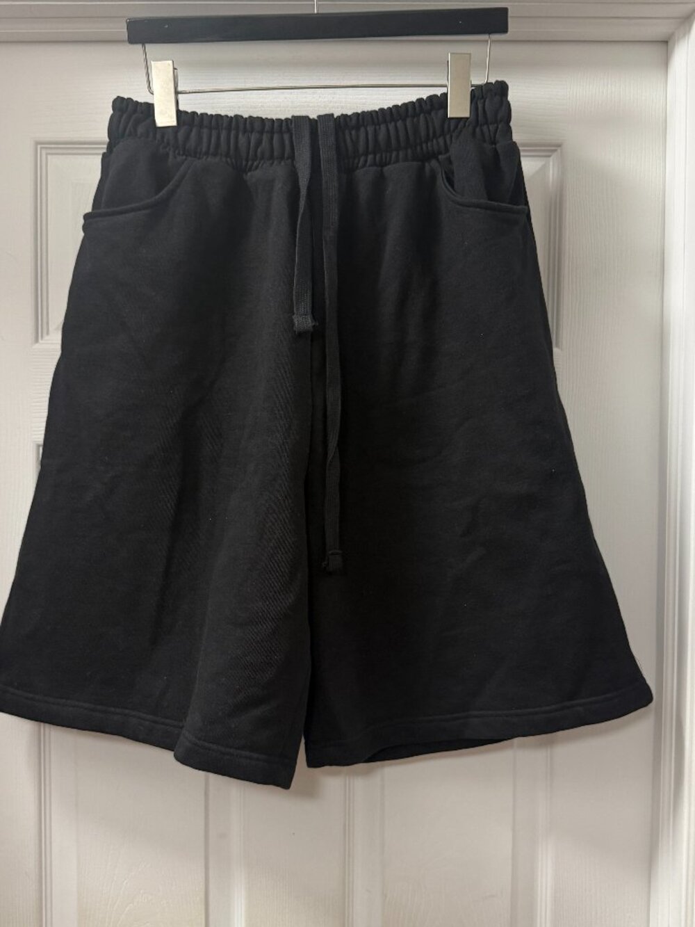 HOURS Cotton Shorts Vintage Black Men's XL 100% Cotton Heavyweight